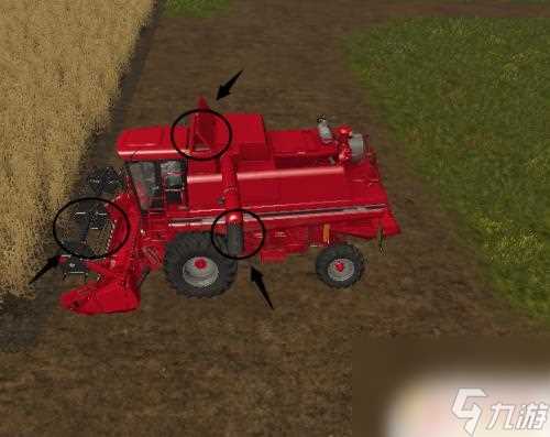 模拟农场怎么让收割机启动 模拟农场游戏收割机操作