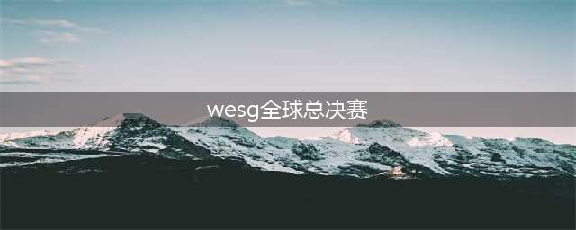 《DOTA2》WESG全球总决赛 WESG2016总决赛赛程(wesg全球总决赛)