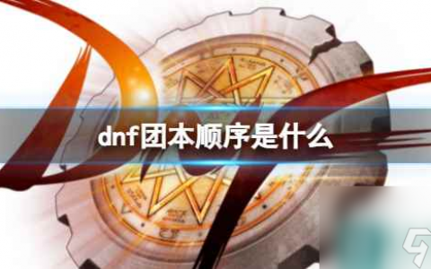 dnf团本出现顺序