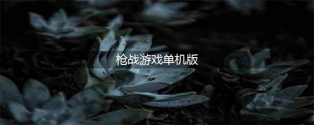 2022枪战游戏单机版手机版大全 好玩单机枪战手游推荐(枪战游戏单机版)