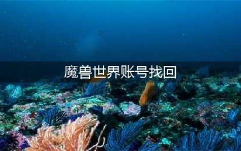 《魔兽世界》账号找回方法