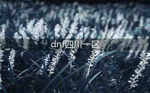 《DNF》跨区表分享(dnf四川一区)