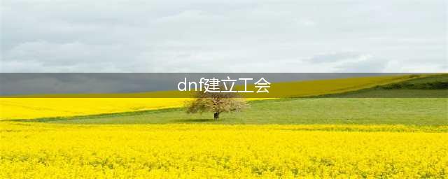dnf公会如何创建？(dnf建立工会)