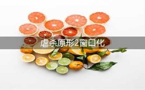 虐杀原形2窗口化方法介绍 无需工具窗口化方法(虐杀原形2窗口化)