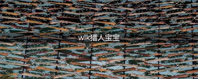 《魔兽世界》怀旧服WLK猎人宝宝选择推荐