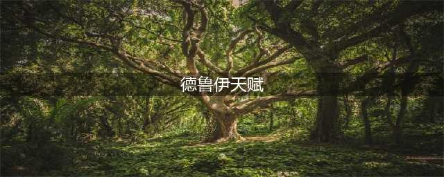 《暗黑破坏神4》德鲁伊天赋怎么样 德鲁伊天赋介绍(德鲁伊天赋)