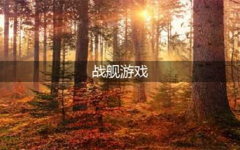 战舰类游戏大全战舰游戏下载推荐2022 好玩的战舰类游戏推荐(战舰游戏)