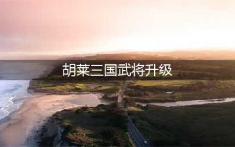 胡莱三国4如何快速提升武将等级 武将等级提升攻略