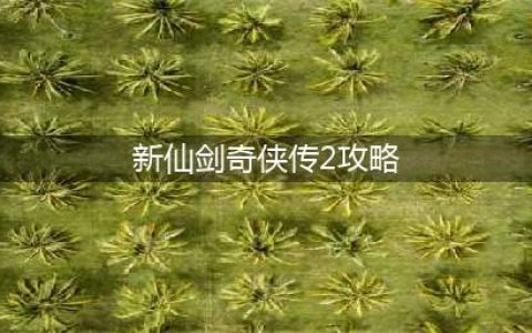 新仙剑奇侠传之挥剑问情仙剑世界第二章攻略大全