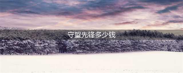 《守望先锋2》多少钱 OW2游戏价格介绍(守望先锋多少钱)