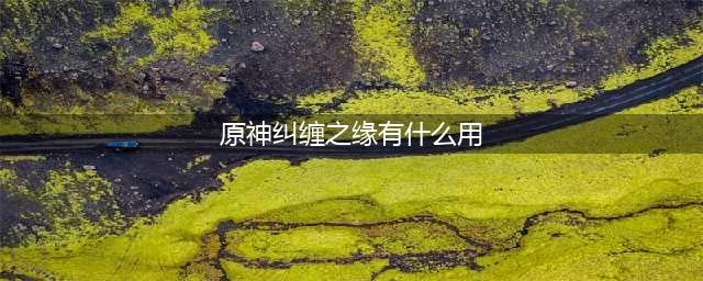 《原神》纠缠之缘使用攻略大全 纠缠之缘作用分享(原神纠缠之缘有什么用)