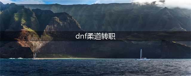 《DNF》525男柔道职改介绍(dnf柔道转职)