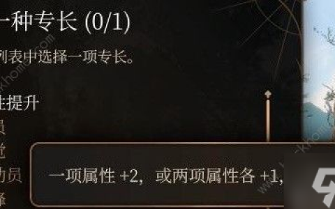 博德之门3专长大全 所有专长效果属性推荐