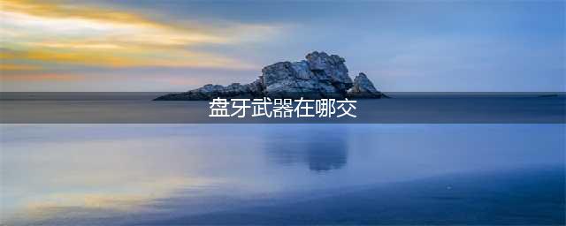 盘牙武器在哪交(盘牙武器在哪交)