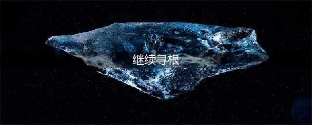 继续寻根 继续寻根任务怎么做