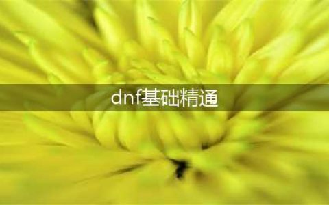 《dnf》基础精通对哪些职业有用