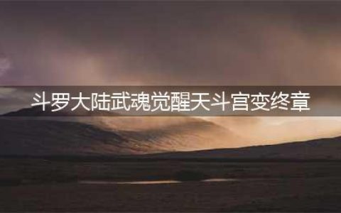 《斗罗大陆武魂觉醒》天斗宫变终章怎么通关 天斗宫变终章通关教程(斗罗大陆武魂觉醒天斗宫变终章)
