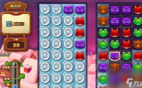 《开心消消乐》第54关三星攻略——拼图解谜 用技巧拼出三星 轻松过关