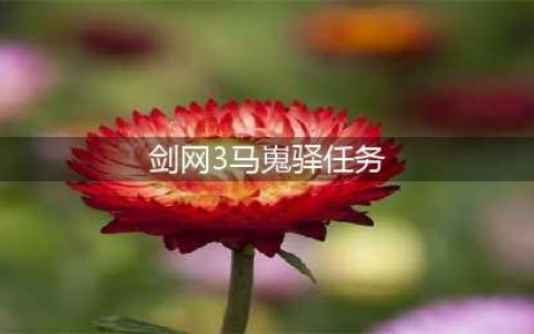 《剑网3》人之将死其言也善成就任务图文攻略(剑网3马嵬驿任务)