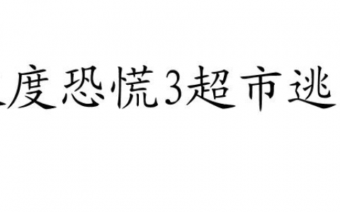 极度恐慌3攻略 - 超市逃生指南