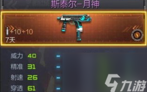 CF手游斯太尔月神攻略 掌握技巧 称霸战场