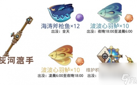灰河渡手钓鱼材料 灰河渡手钓鱼点