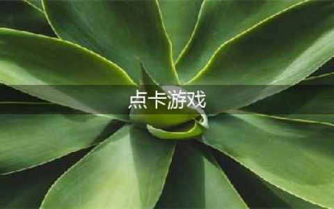点卡游戏有哪些游戏推荐2021 火爆好玩的点卡游戏合集推荐(点卡游戏)