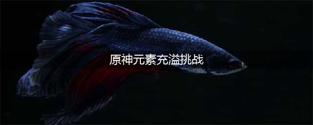 《原神》元素充溢挑战任务怎么做 元素充溢挑战任务完成攻略(原神元素充溢挑战)