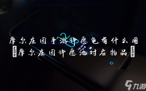 摩尔庄园手游许愿龟有什么用 摩尔庄园许愿池对应物品