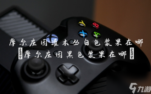 摩尔庄园灌木丛白色浆果在哪 摩尔庄园黑色浆果在哪