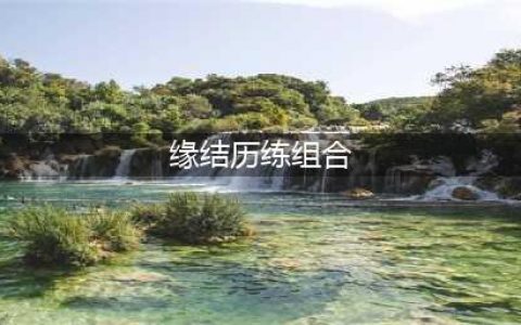 《阴阳师》缘结历练组合有哪些 缘结历练特殊组合大全(缘结历练组合)