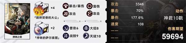 星穹铁道景元参考面板介绍