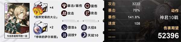 星穹铁道景元参考面板介绍