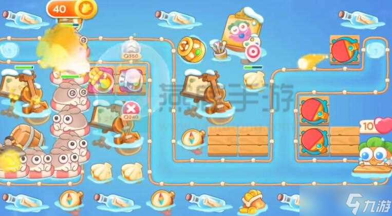 保卫萝卜4暖暖汤泉第2关图文攻略