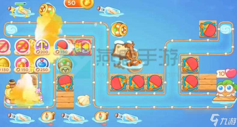 保卫萝卜4暖暖汤泉第2关图文攻略