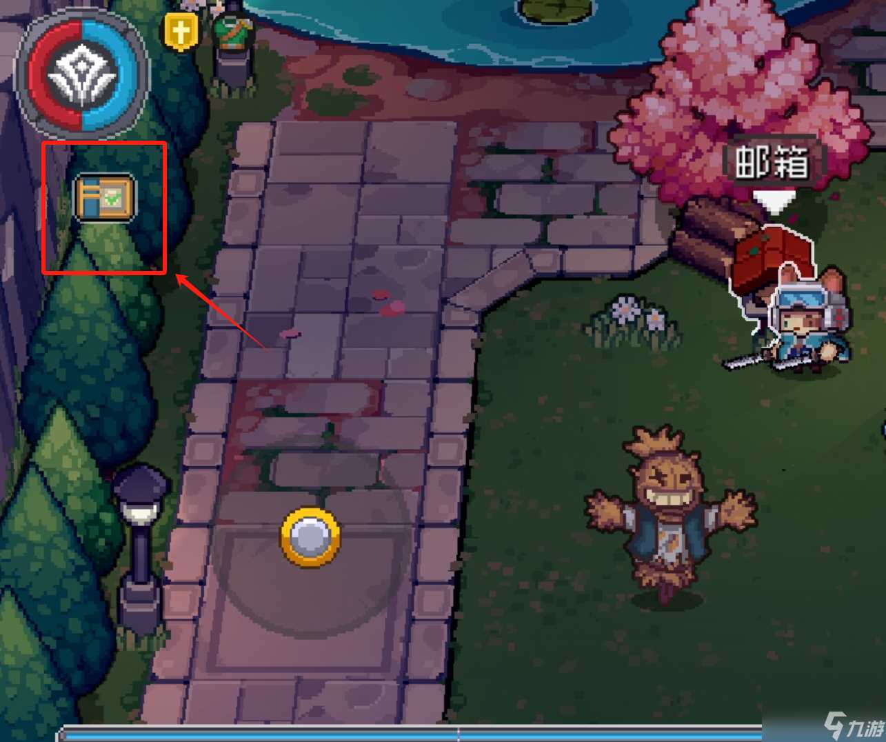 元气骑士前传秋梨村邮箱在哪里-秋梨村邮箱在哪里介绍