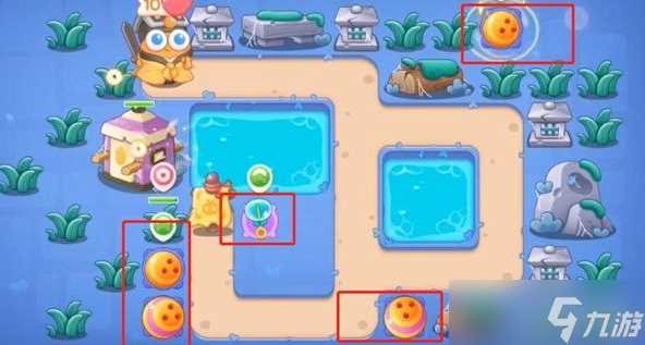 《保卫萝卜4》阿波道长第39关完美过关步骤