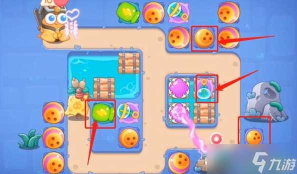 《保卫萝卜4》阿波道长第39关完美过关步骤