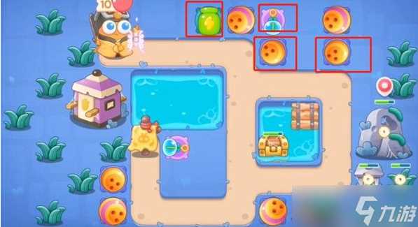 《保卫萝卜4》阿波道长第39关完美过关步骤