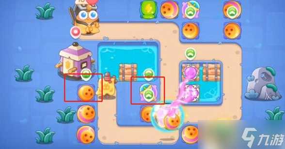 《保卫萝卜4》阿波道长第39关完美过关步骤