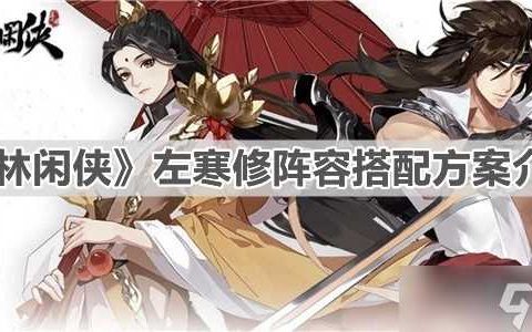 《武林闲侠》左寒修阵容搭配方案介绍