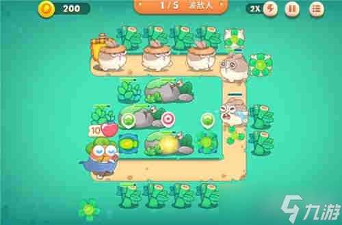 《保卫萝卜4》卧兔藏龙第2关怎么快速过关 道具全清攻略