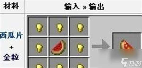 我的世界闪烁的西瓜片怎么合成