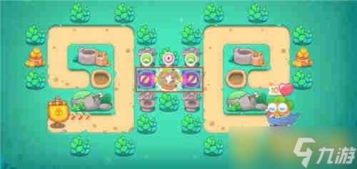 《保卫萝卜4》卧兔藏龙第28关炮塔放置顺序 详细图文步骤推荐