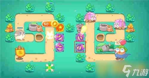 《保卫萝卜4》卧兔藏龙第28关炮塔放置顺序 详细图文步骤推荐