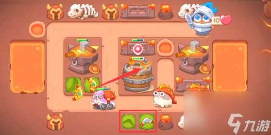 保卫萝卜4饿龙传说第52关怎么过