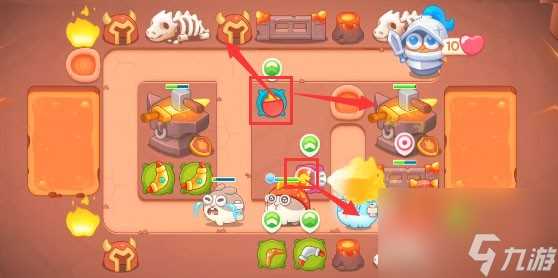 保卫萝卜4饿龙传说第52关怎么过