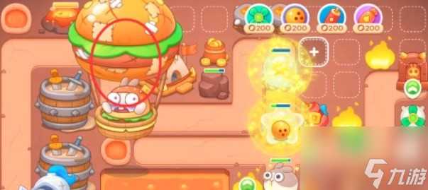 保卫萝卜4饿龙传说第54关怎么过