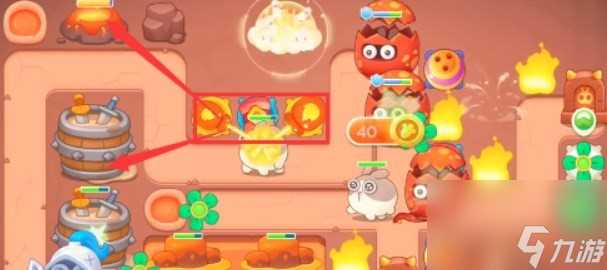 保卫萝卜4饿龙传说第54关怎么过