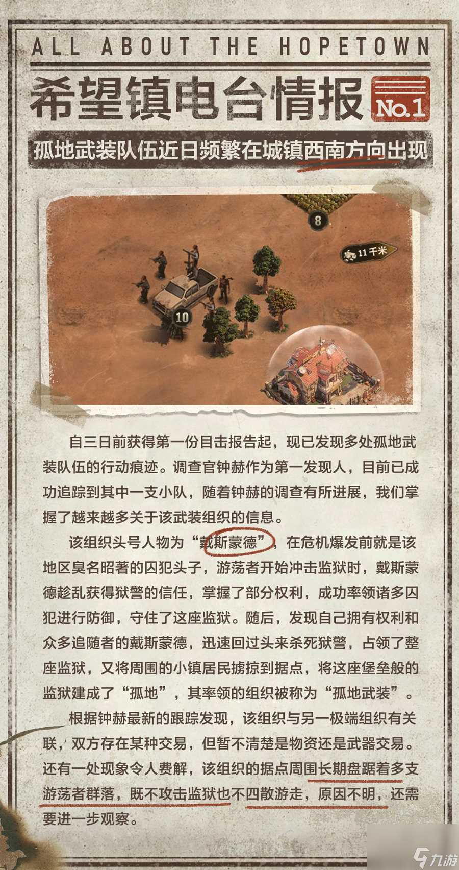 《荒野迷城》情报· 被游荡者围而不攻的堡垒